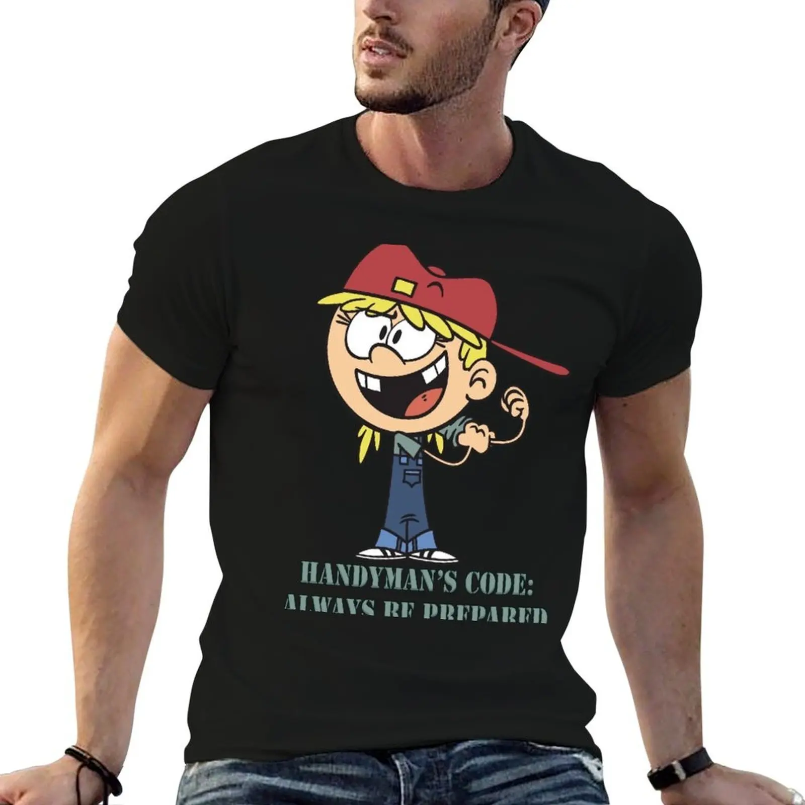 Camiseta Loud House-Lana Loud, camiseta informal para hombre, camiseta de algodón de verano para hombre