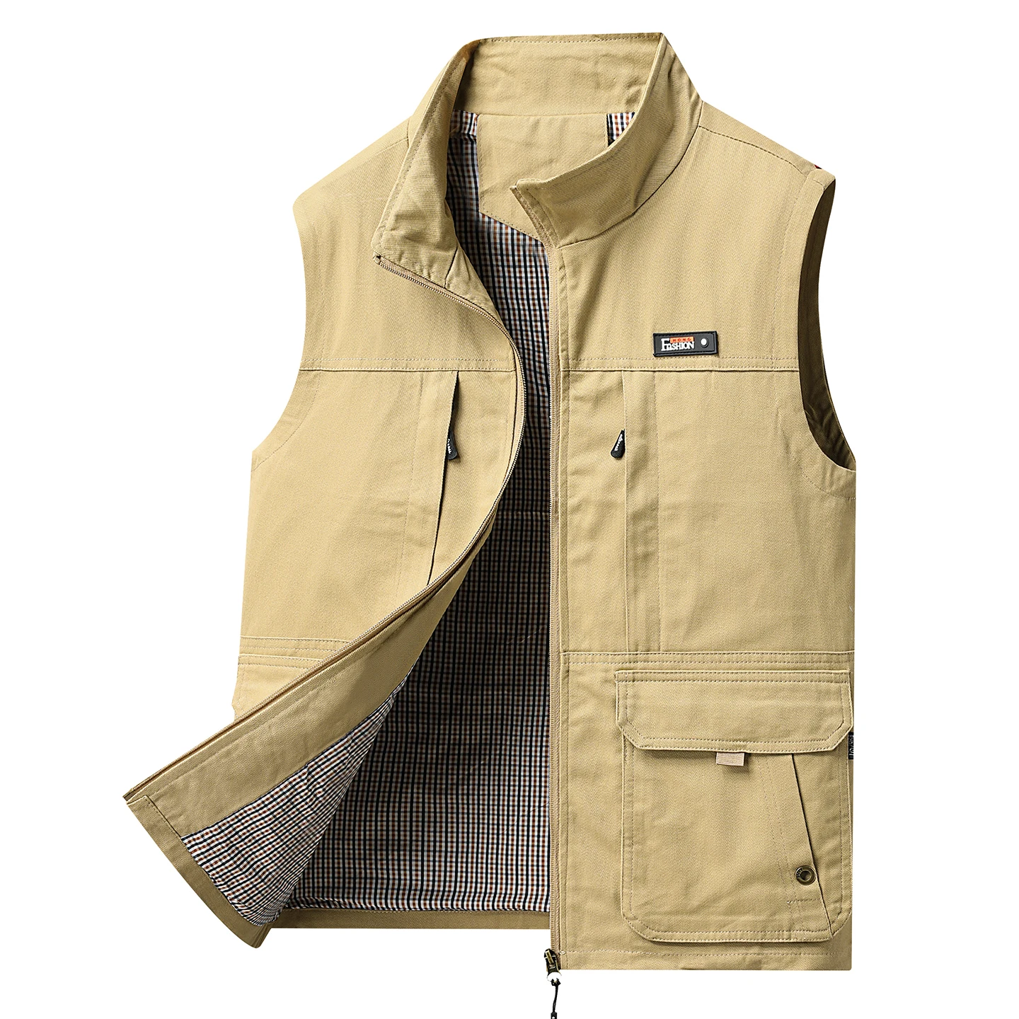 Pure Cotton Multi-pocket Vest, Outdoor Activities, Rock Climbing, Hiking, Camping, Fishing, Mountain Climbing, Traveling,vest