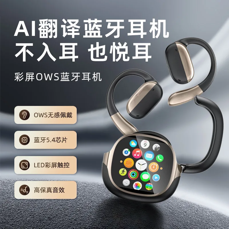 

[AI Translator Earbuds]Wireless Headphones Gaming Headset Bluetooth Earphones Waterproof Powerful Sound OWS Noise Reduction