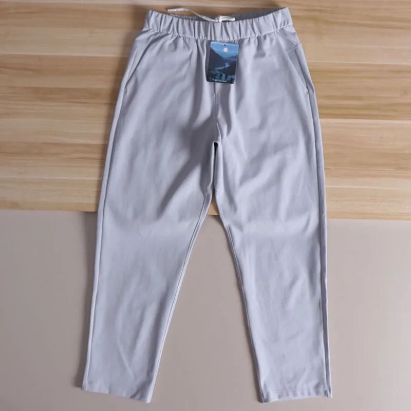 في الهواء الطلق عالية الجودة الرجال الرياضة مستقيم الساق السراويل كوي الجافة أربعة طريقة تمتد ألياف البوليستر لون نقي الخريف Sle