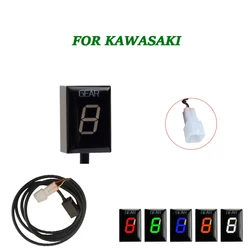 Motorcycle gear indicator waterproof LED Display for Kawasaki ER6N ER-4F Ninja 650R 250R Z750 ZX-10R ZX-6R 400R