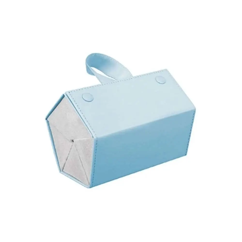 

Foldable Folding 5 Slots Glasses Case PU Jewelry Organizer Sunglasses Box Snap Button Eyewear Holder Sunglass Display Case Women