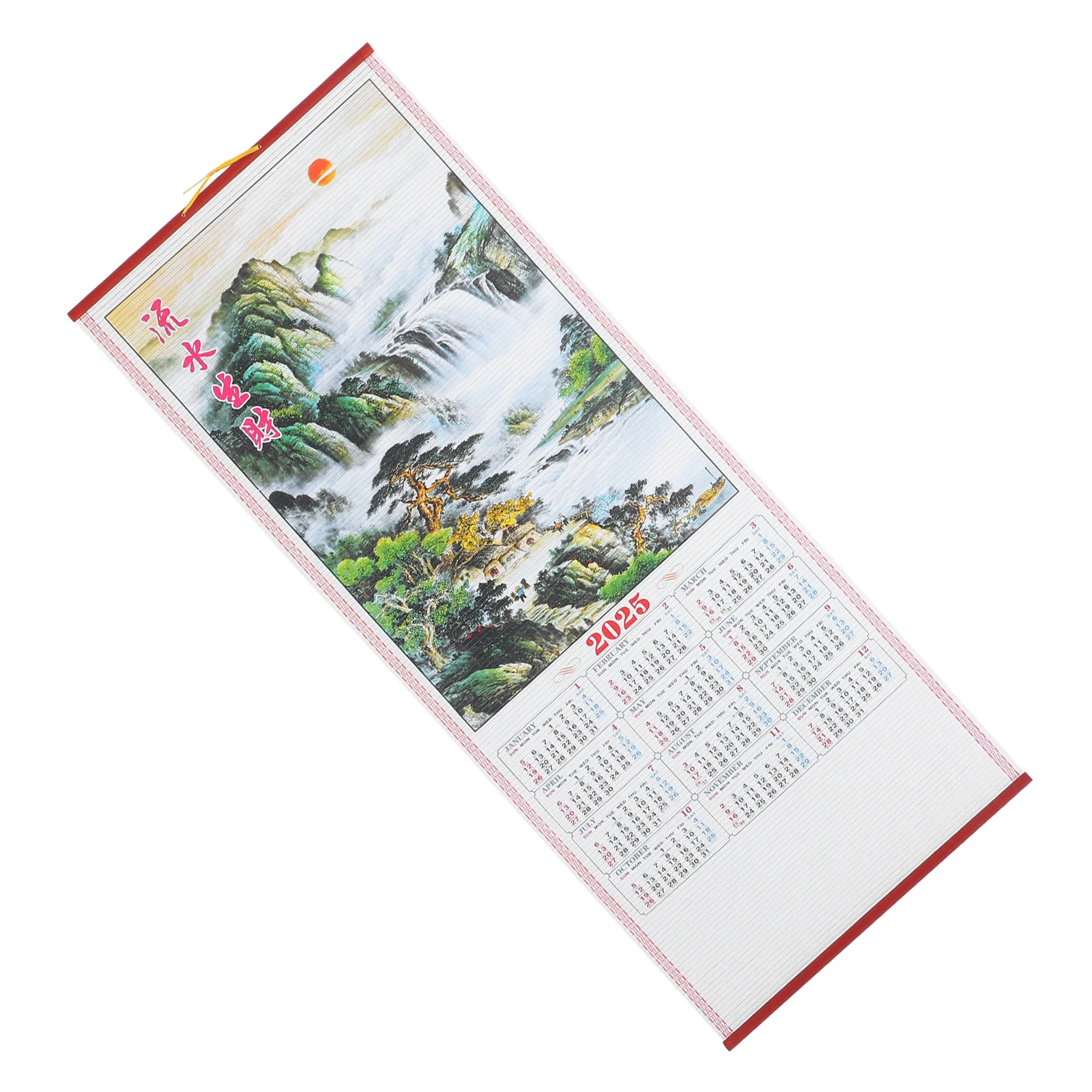 Whiteboard Calendar Year of The Snake Hanging Scroll Household Monthly Delicate Wall Room Daily Planning Sturdy Office