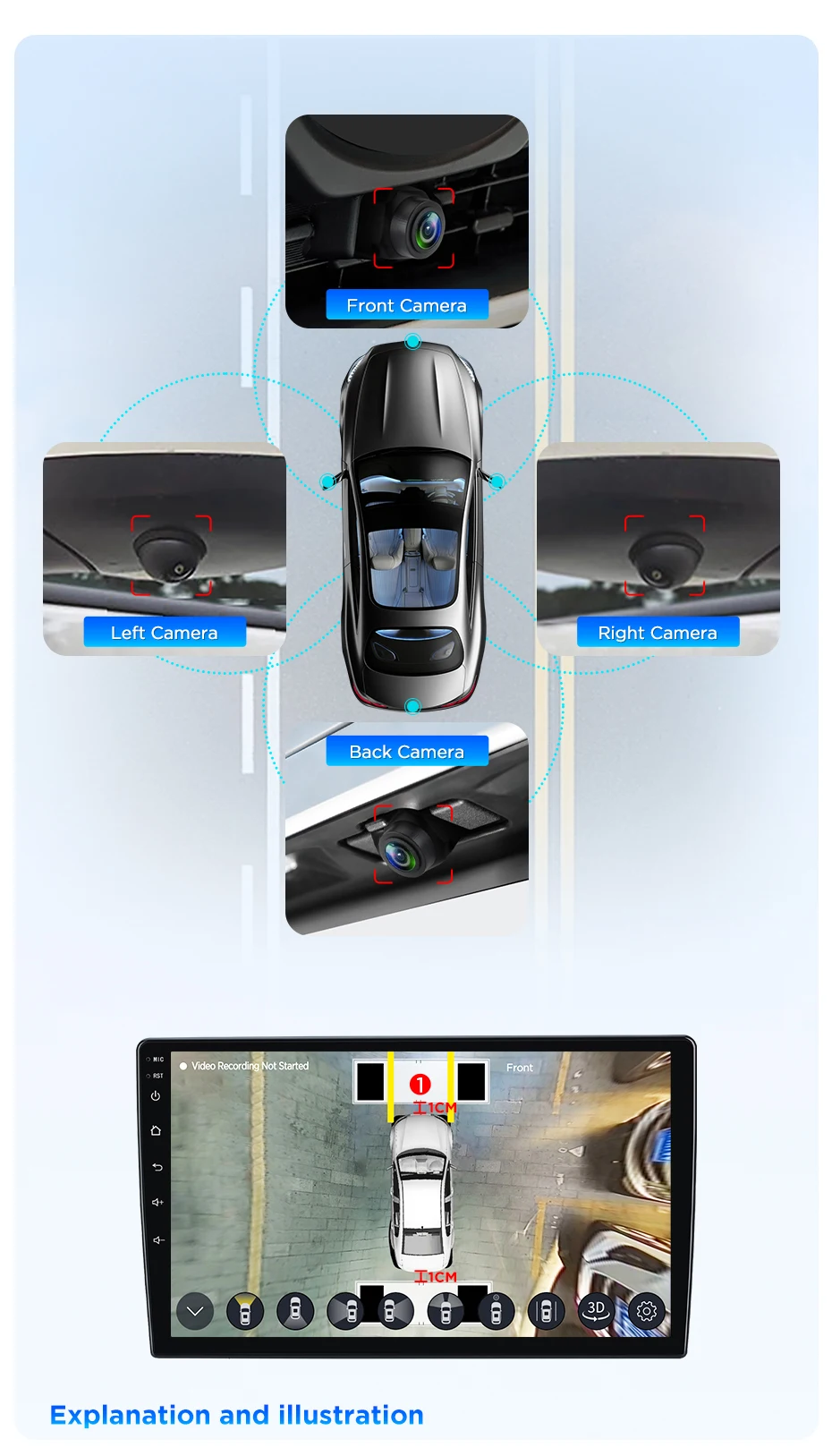 Junsun Android Auto Autoradio für Renault Trafic 3 2014-2021 Opel Vivaro B 2014-2018 Multimedia Wireless CarPlay Smart Intelligent Systems IPS Touchscreen Stereo Videoplayer 2 Din Autoradio Headunit Navigation BT GPS 4G WIFI FM DSP RDS SWC – Detail 15