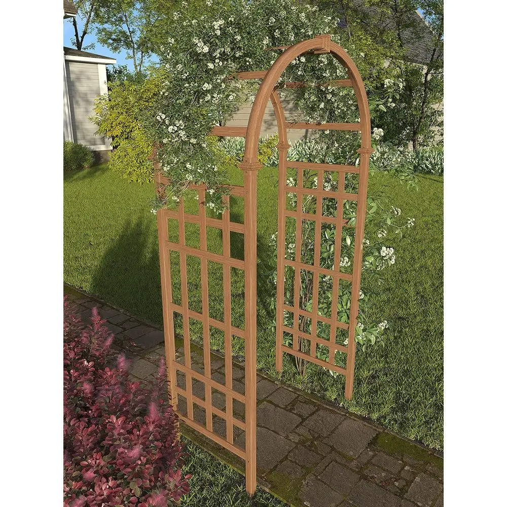 39 Wide x 81 Tall Vinyl Garden Arbor