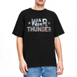 Funny War Thunder Logo T-Shirts Men Women's Crew Neck 100% Cotton Short Sleeve Tees Summer Clothes