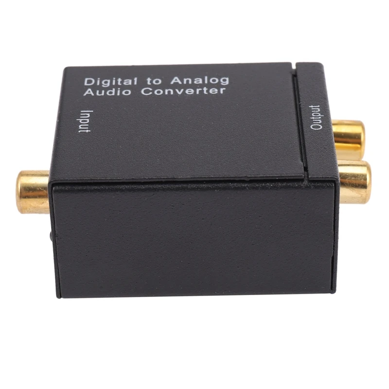 RISE-3X Digital Optical Coaxial Toslink Signal To Analog Audio Converter Adapter RCA SV