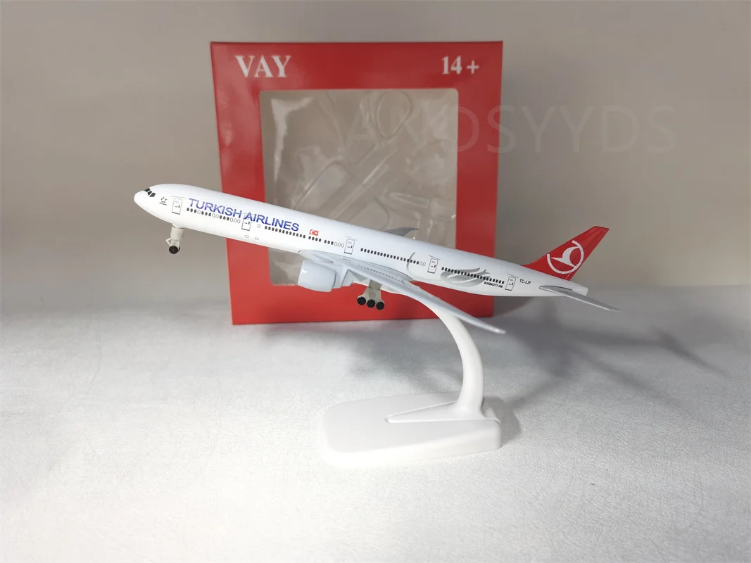 

B777 Air Turkish Airlines 20cm Airways Airplane Model Alloy Metal Model Plane Diecast Aircraft Wheels Landing Gears