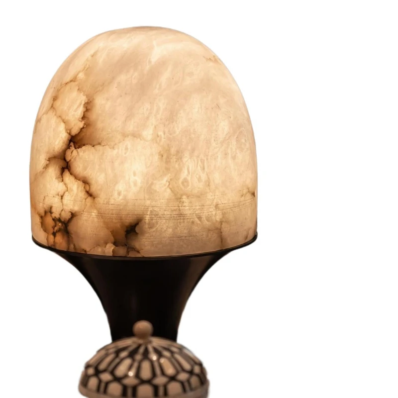 

Designer sales office model room front desk reception bar marble table lamp imported from Spain bedroom bedside study