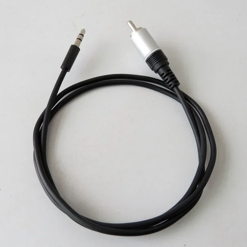 3.5mm To RCA Single Lotus Cable 1 Meter Audio Cable 3.5 Male To RCA Male Cable for TV Speaker DVD Amplifier Connection Adapter