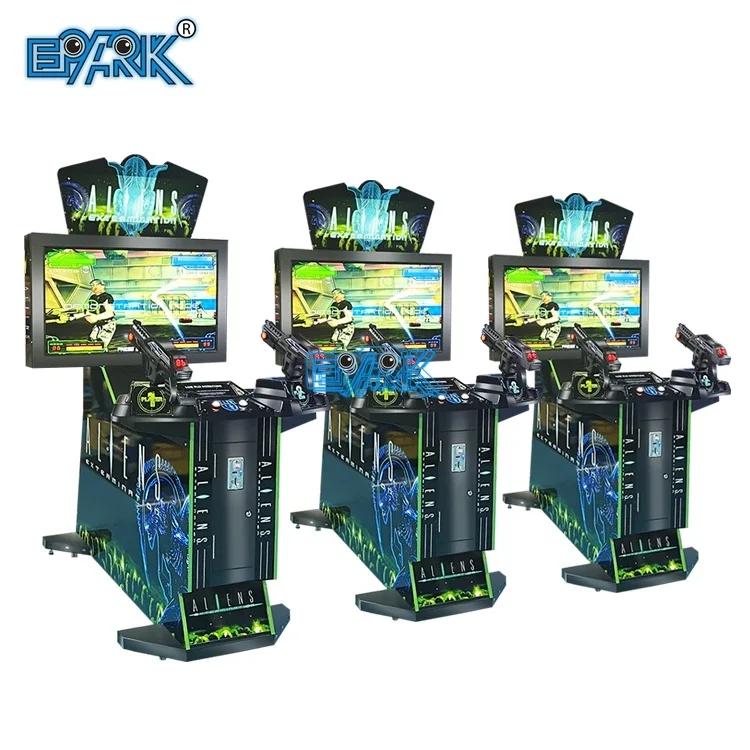 

Factory Price Coin Operated 2 Players 42 Inch Video Arcade Machine Aliens Shooting Extermination Game