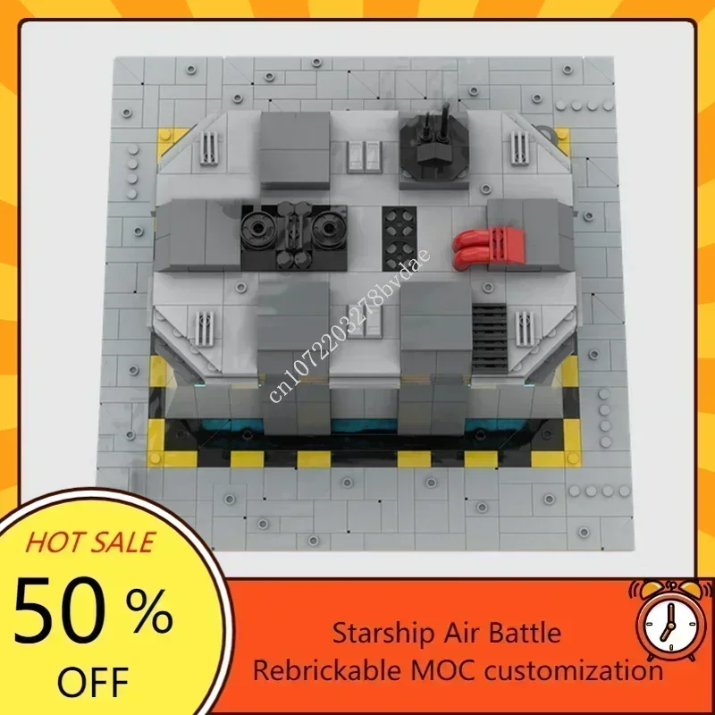 695PCS MOC Space Battle Series Imperial Base#6 Bunker Model Custom Puzzles Technology  DIY Creative Assemble Technology Toy Gift
