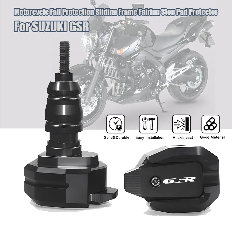 

Для SUZUKI GSR600 GSR750 GSR400 GSR 400 600 750 мотоциклетная рамка с ЧПУ для защиты от падения, слайдер, обтекатель, защита от ударов