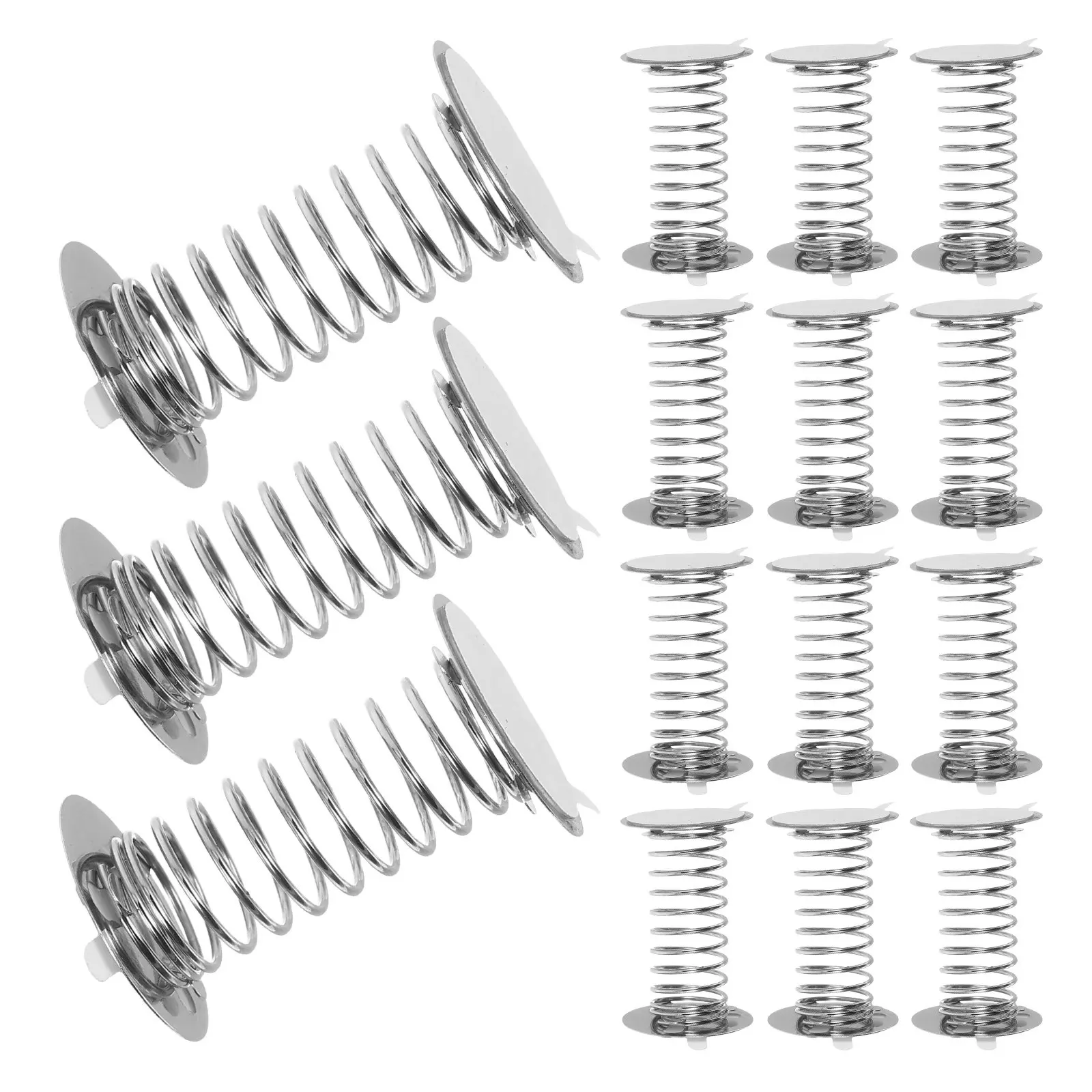 

15Pcs Selfadhesive Metal Spring Base Shaking Head Support Wobble Spring for Car Interior Dashboard Desk DIY Decoration
