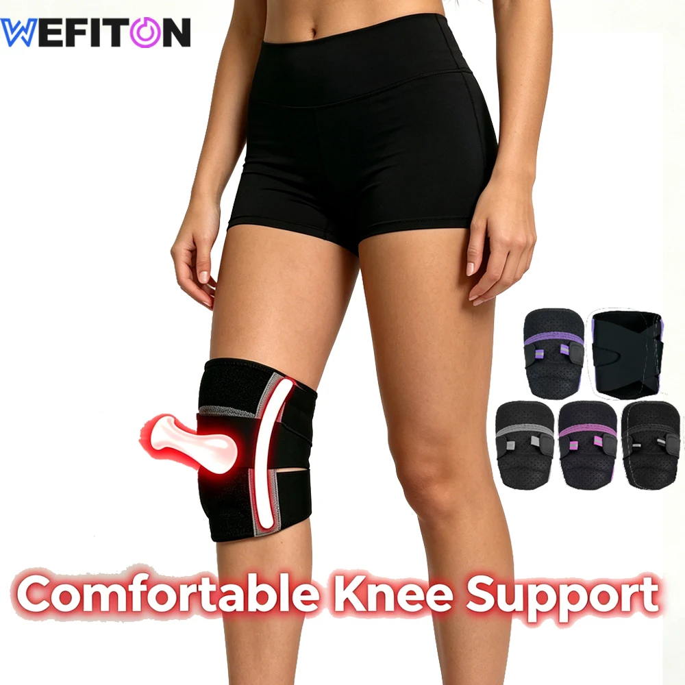

1PCS Adjustable Knee Brace for Knee Pain – Side Stabilizers & Patella Gel Pad, Compression Support for Meniscus Tear, Arthritis