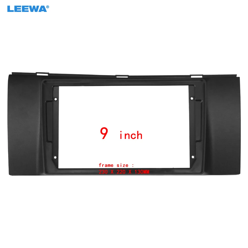 

LEEWA Car Audio 9" Big Screen Head Unit Dash Fascia Panel Frame Kit Adapter For Lifan Letu 2015 Dash Frame #CA3284