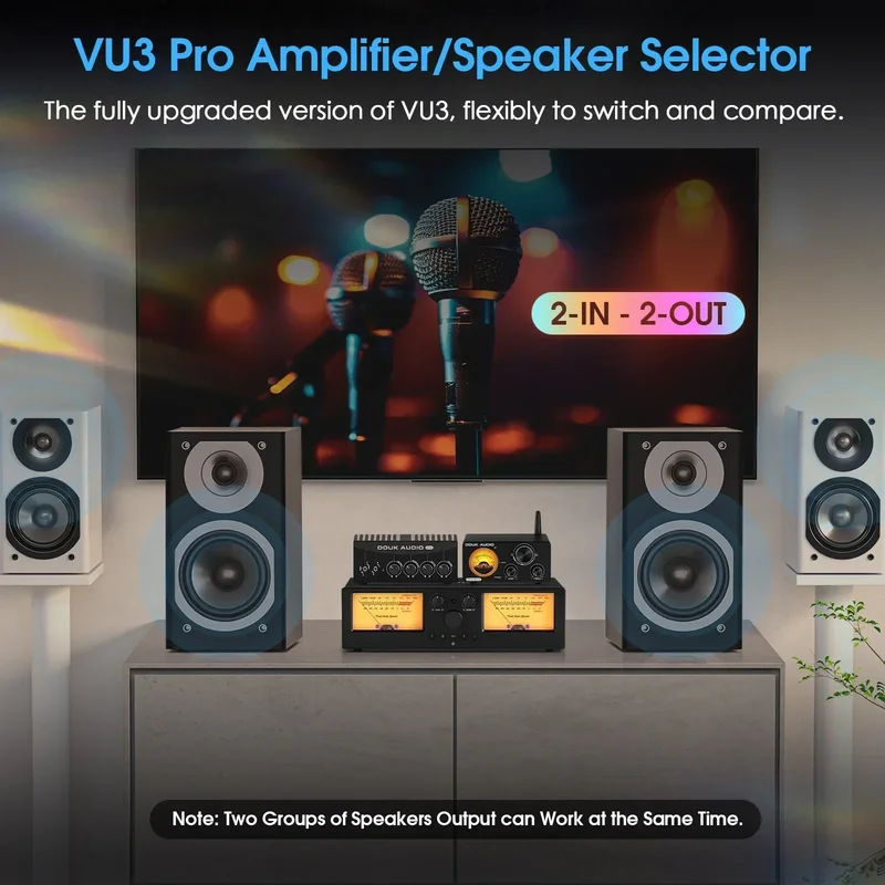 Amplificador Seletor de Alto-Falante Nobsound VU3PRO — foto 3