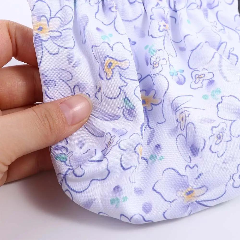 Small Item Bag Flower Cosmetic Bag Peach Cute Pattern Storage Bag Self-closing Cherry Printing Coin Purse Girls view 2