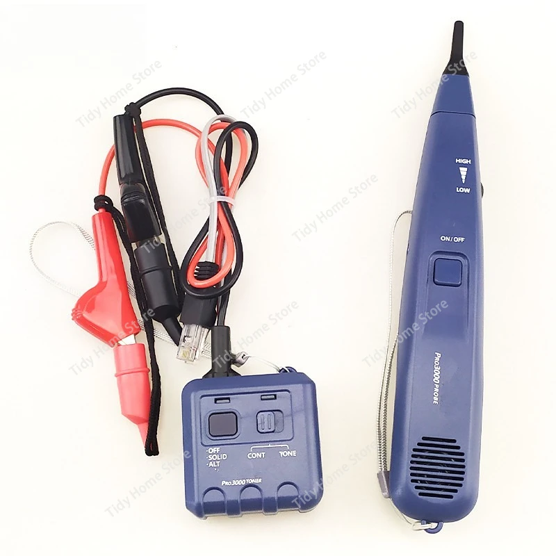 

Pro3000 Network Cable Tester with Inductive Amplifier, Audio Generator & Tracer – Cable Testing Tool for Networks