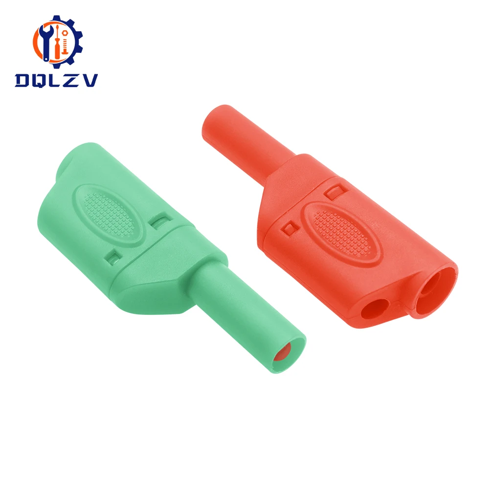 Stackable Safe 4mm Banana Plug Solder/Assembly High Quality Welding-free Connector for Multimeter