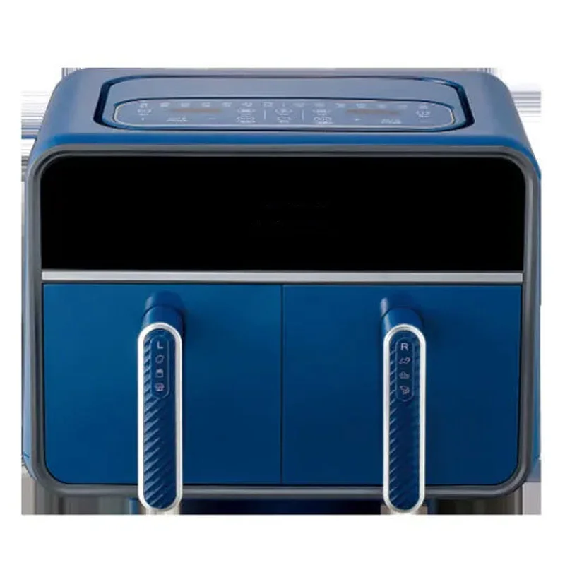 220V Multi-Functional Dual Chamber Air Fryer: with 4L+4L Dual-Capacity Non-Stick Basket,Independent Temperature Control