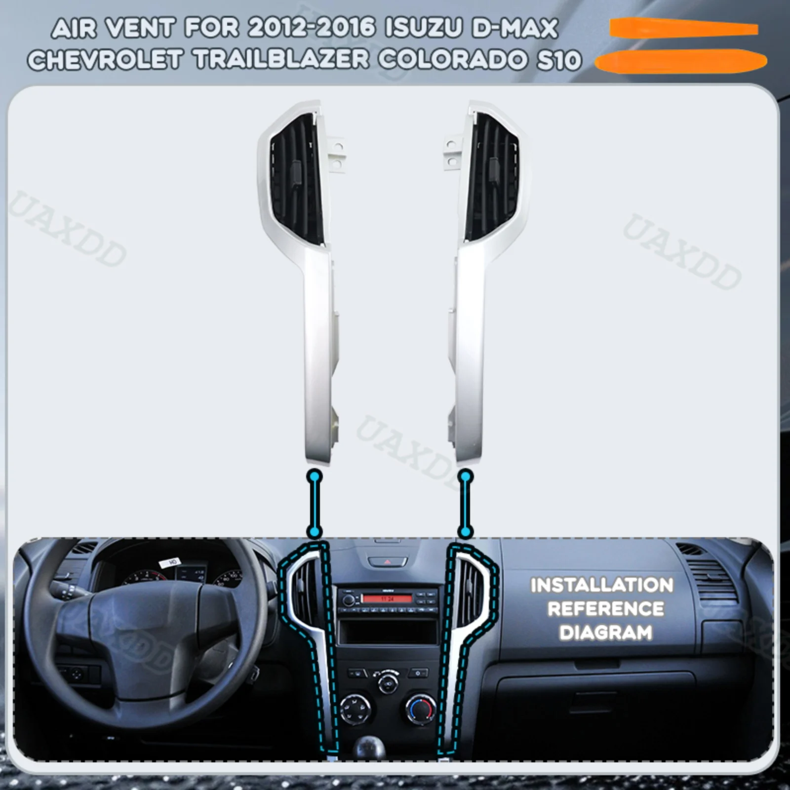 Automotive ventilation AC grille car vent For 2012-2016 Isuzu D-MAX Chevrolet Trailblazer Colorado S10 air conditioning assembly