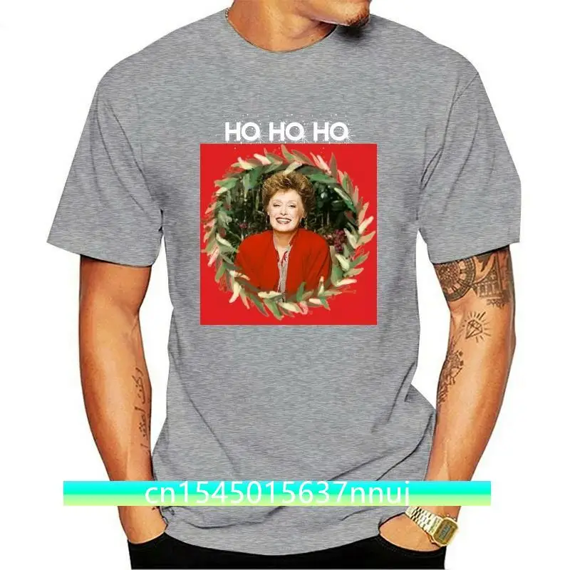 New Men tshirt HO HO HO   Blanche Devereaux Christmas from the Golden Girls (White) Unisex T Shirt women T-Shirt tees top