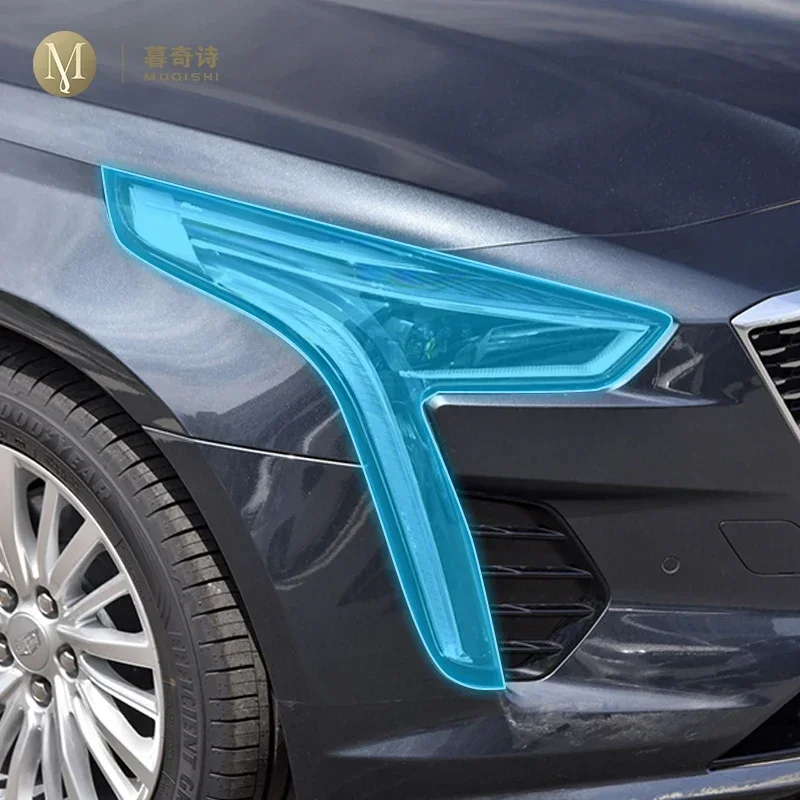 

Для Cadillac CT6 2019-2023 экстерьер автомобиля PPF прозрачная защитная пленка для краски ТПУ против царапин защитная пленка для фар ремонт