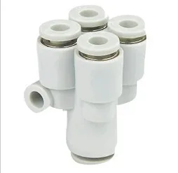 Conector rápido branco pneumático excelente KQ2UD06-08/KQ2UD04-06A/redutor de cinco vias