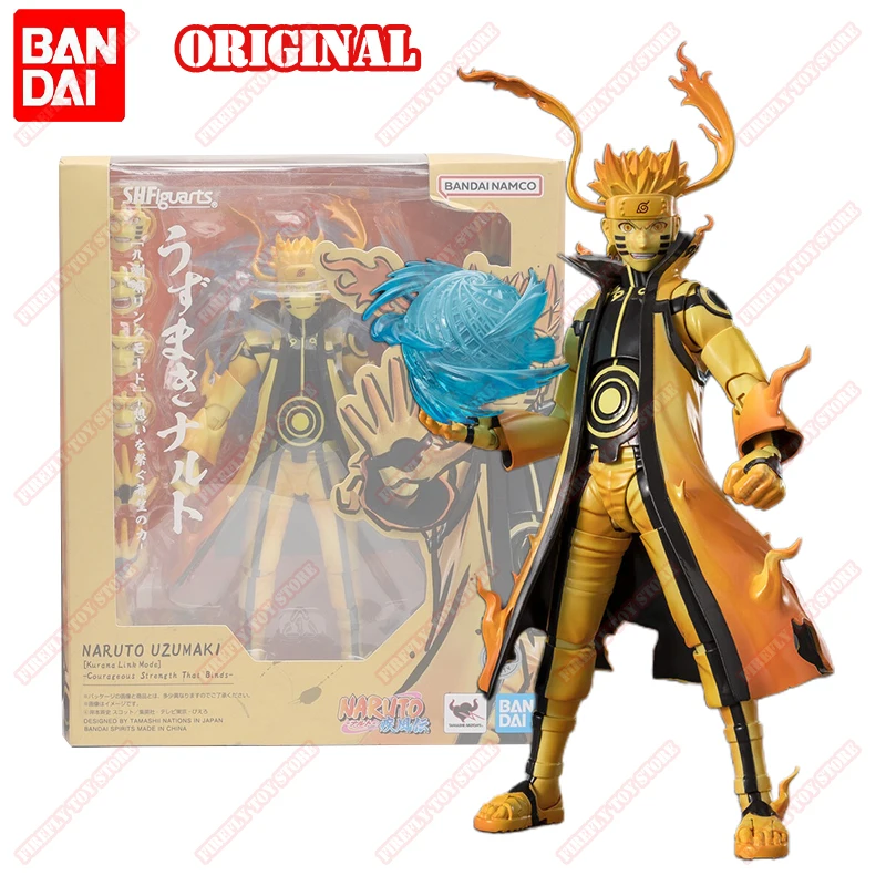 

BANDAI оригинальная S.H. Фигурка, искусство, периферийная игрушка Kurama, режим связи, аниме, движущаяся модель, коллекция фигурок