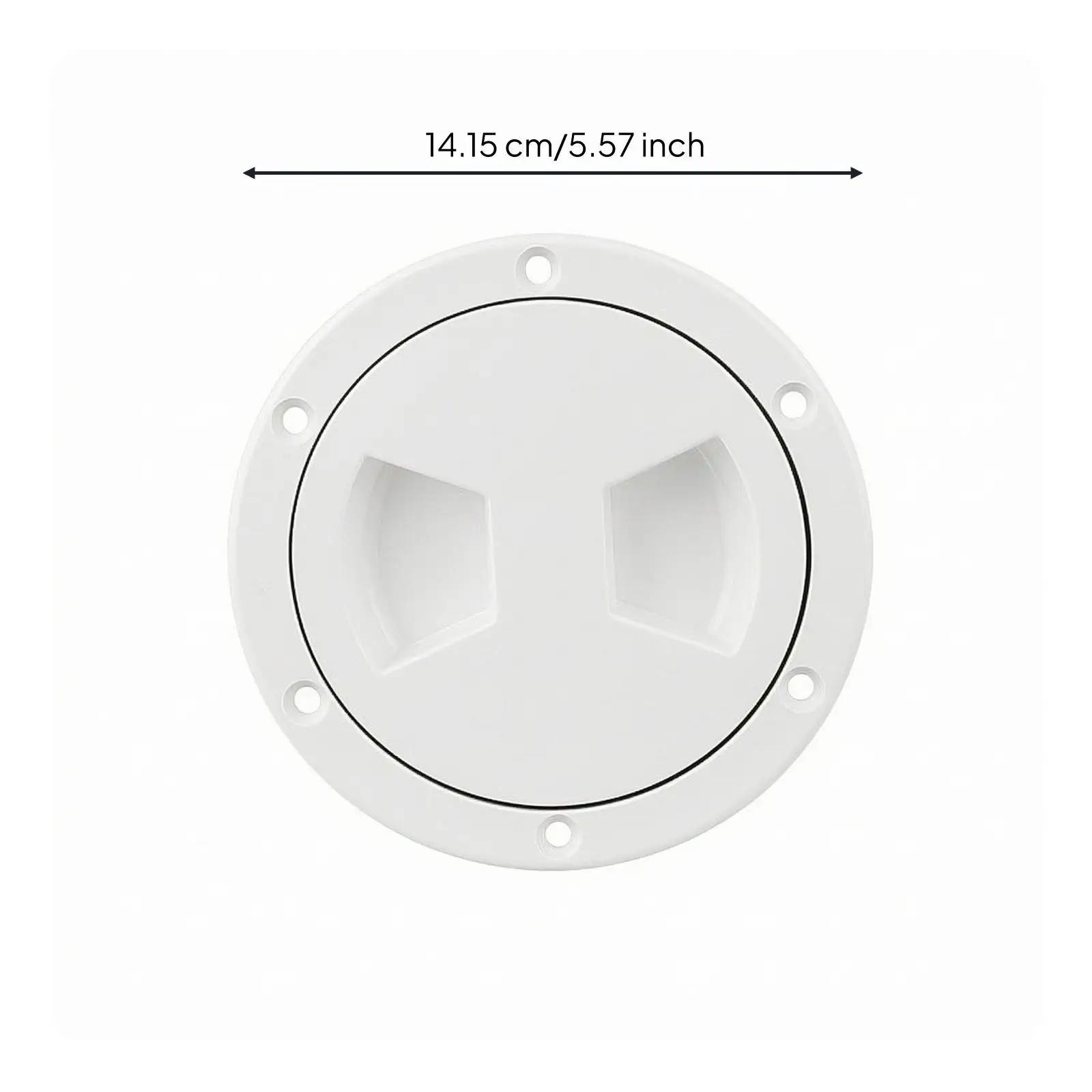 Marine Deck Hatch Cover Watertight Round Hatch Cover with Rubber Sealing Seal Screw-in Deck Plate Waterproof Hardware view 5