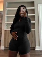 Sporty Shorts Outfit Set Sexy Women Skinny Two Pieces Club Matching Set Casual Tracksuit 2