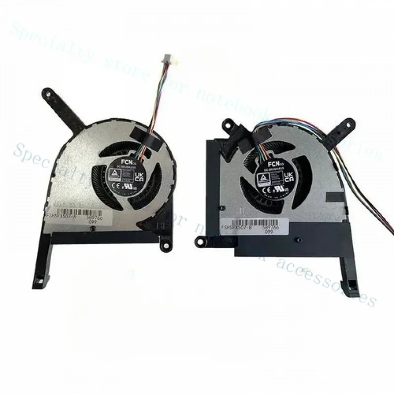 

A+ CPU GPU Cooling Fan For Asus TUF Gaming F15 FX507 FX507Z FX507ZM FA507R 12V 5V