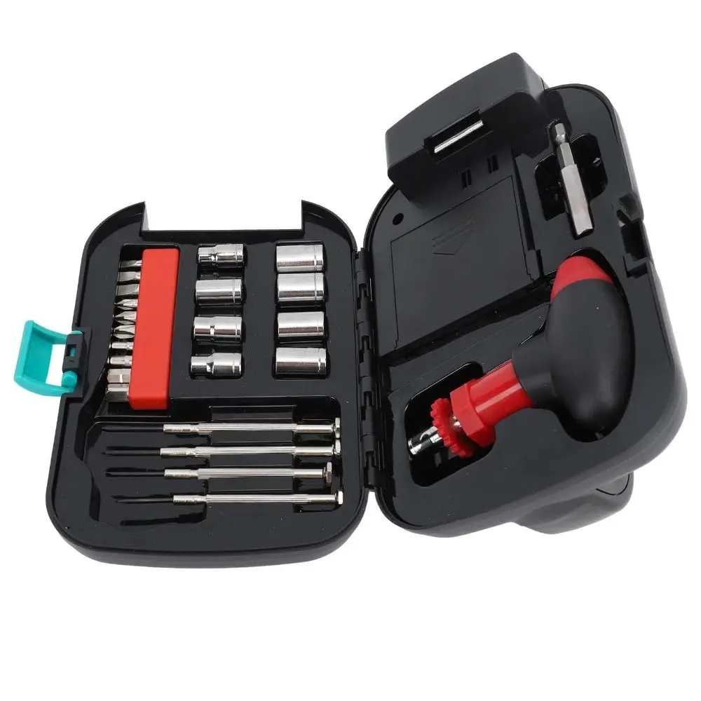 Stable and Generous Appearance Hardware Tool Flashlight Set Comfortable Feel LED LED Flashlight Household Tool Kit