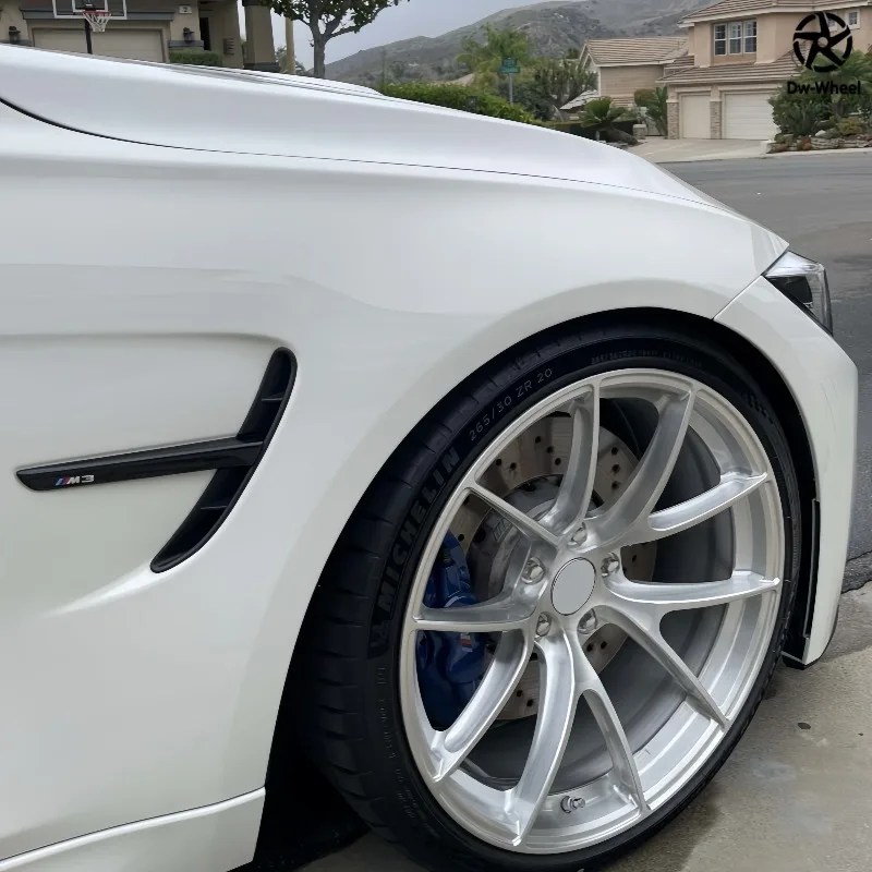 DW Forged Aluminum Alloy Wheels 17 18 19 20 22 24Inch 5x112 Chrome Wheels for BMW M3 M4 (E36 E46) M5 M6 E92 E93 view 4