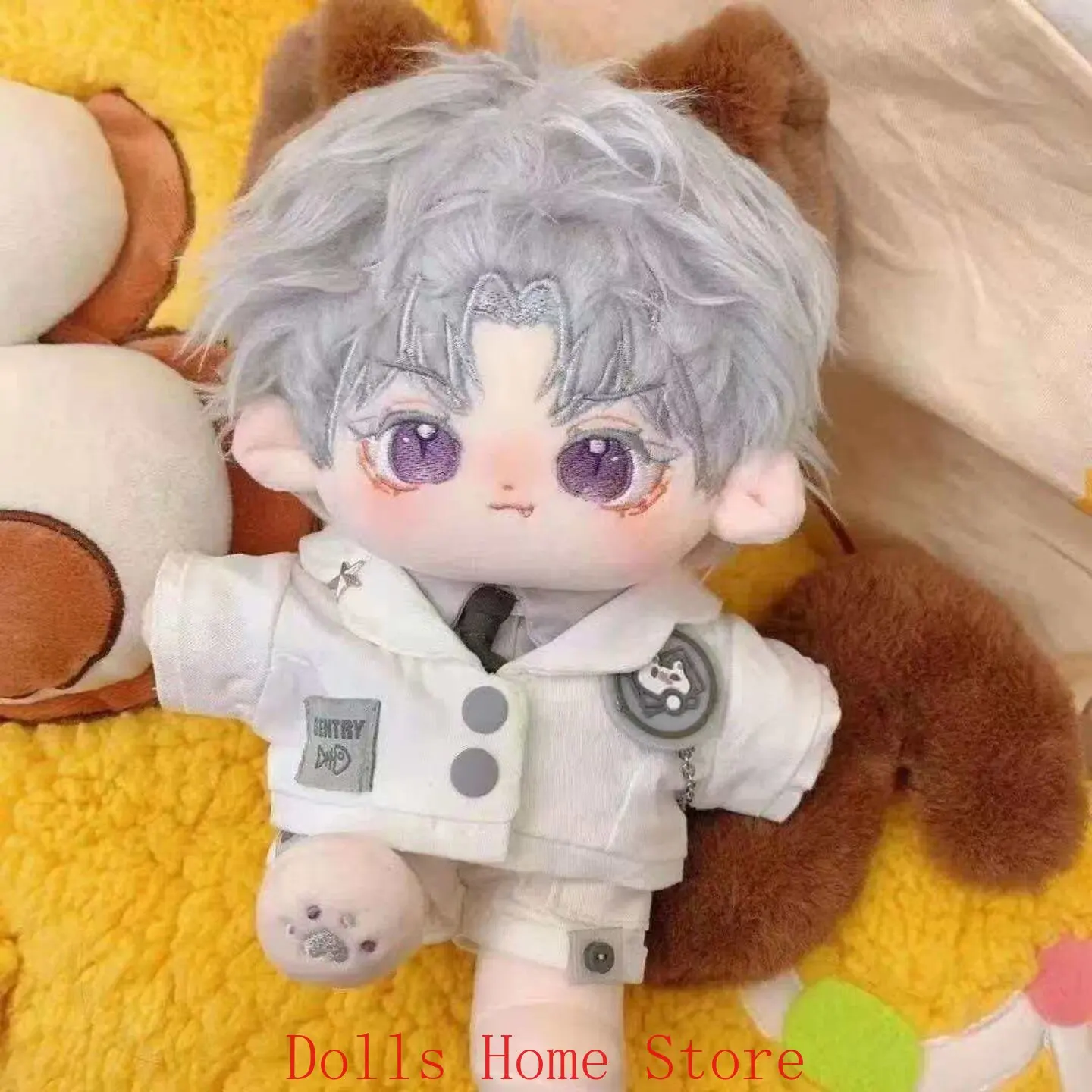 

Anime Light and Night Evan Sariel Osborn ‌Charile‌ Cosplay Cartoon 20cm Figure Cute Fluffy Change Clothes Mascot Ornament Gift