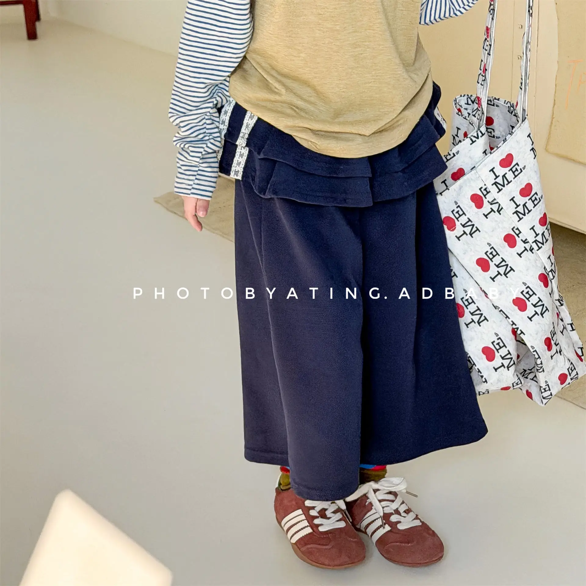 

Новые весенние кружевные брюки для девочек 2026 года, однотонные повседневные детские штаны, хлопковые шаровары для малышей, модная детская одежда