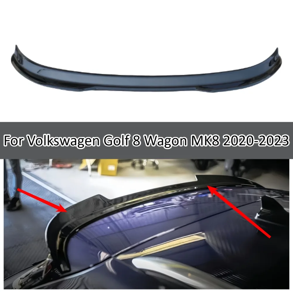 Rear Roof Spoiler For Volkswagen Golf 8 Wagon MK8 2020-2023 Exterior Tuning Tail Wing Body Kit Car Accessories Upgrade Parts Pro