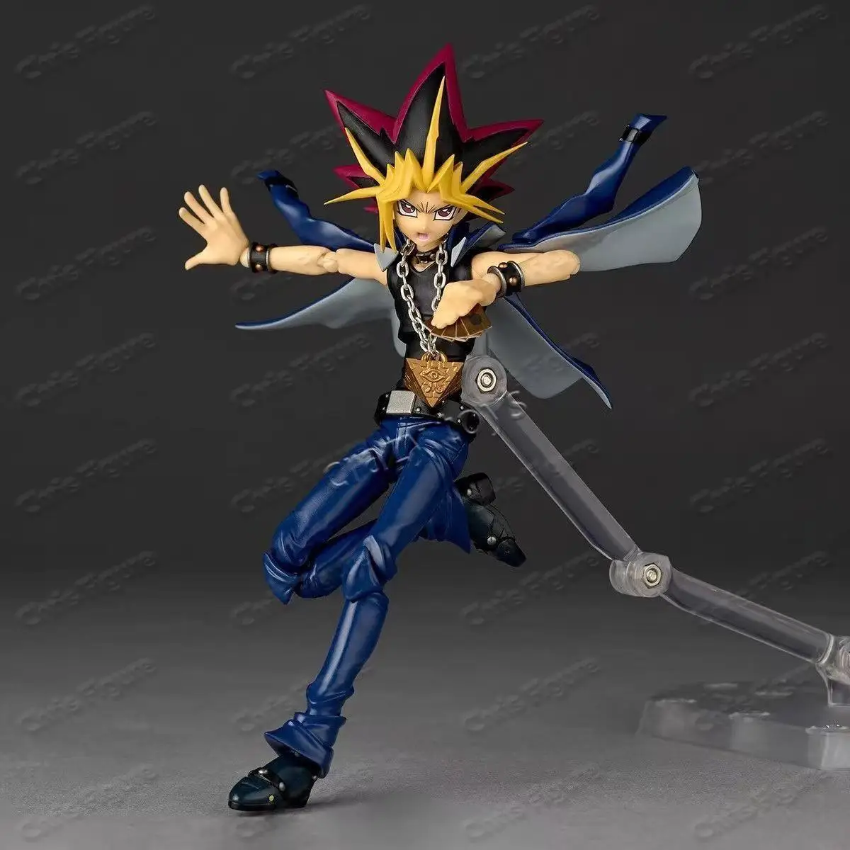 

In Stock Kaiyodo Revoltech Yu Gi Oh Duel Monsters Yami Yugi Atem Action Figure Action Figure Collection Gift