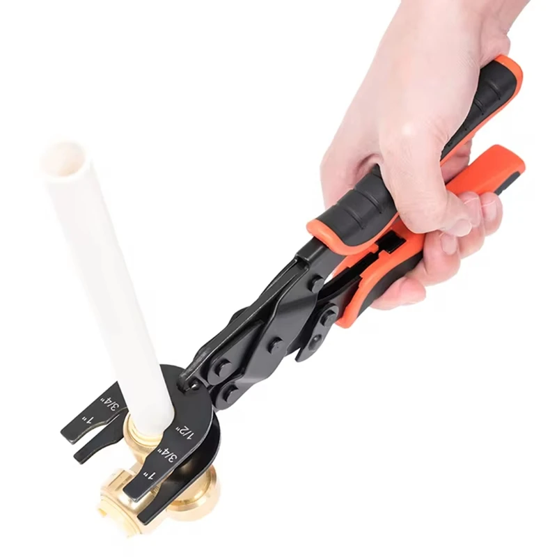 Push-Fit Disconnect Tong Tool For Easily Removing Push-To-Connect Fittings(1/2In, 3/4In, 1In), Multi-Sized Removal Tool