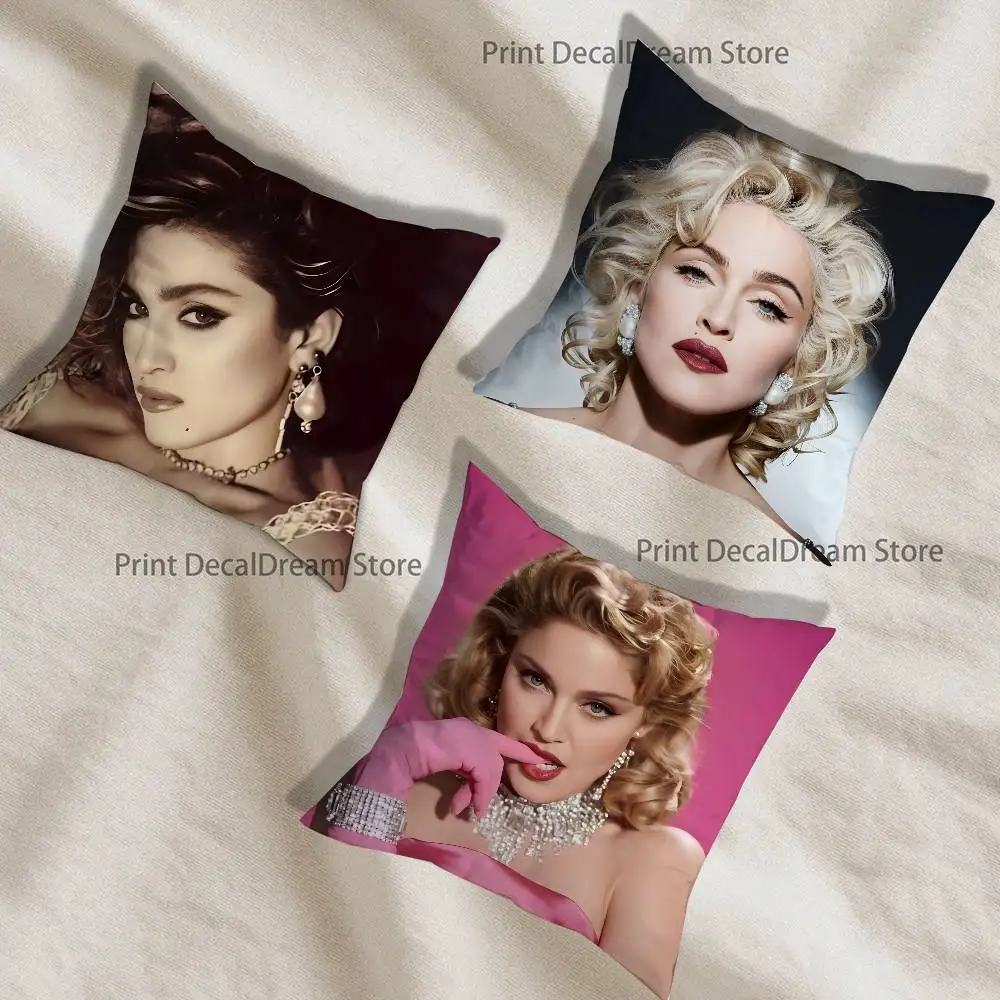 

M-Madonna 80s Pillow Case Ultra Soft Skin Friendly Fabric Cloud Like Comfort & Concealed Zipper