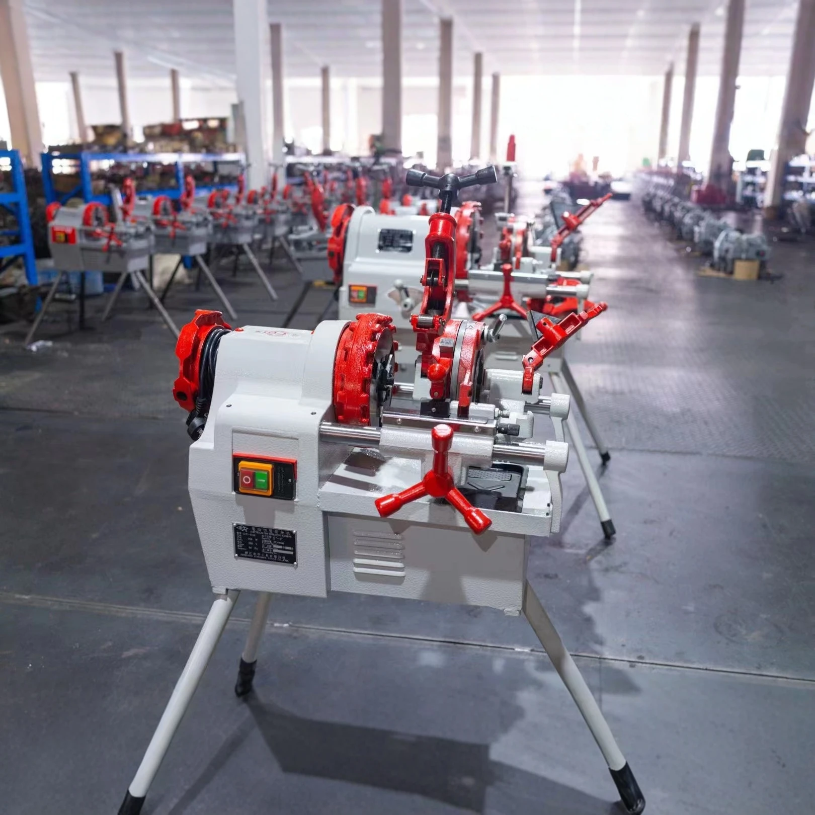 Certified Electric Threading Machine, Stainless Steel Pipe, Galvanized Pipe, Iron Pipe, 110V 1/2-2-BSPT/NPT 2