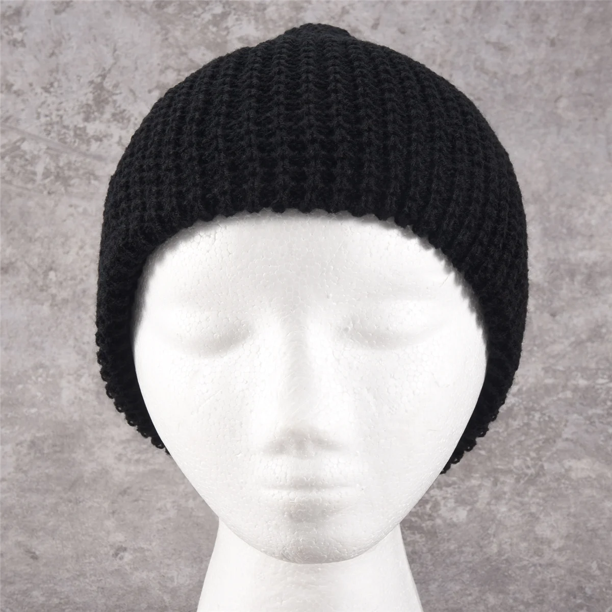 【Solo all'hoia!】 Berretto lungo da uomo in maglia slouchy per l'estate inverno oversize nero