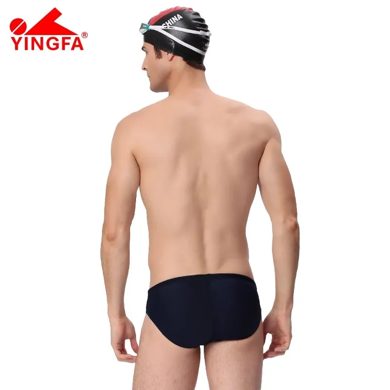 Yingfa cuecas de natação masculinas, calções de praia competitivos profissionais, corrida, secagem rápida, anti-clúor, roupa de banho competitiva