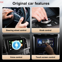 2 In 1 Mini Wireless CarPlay Box Android Auto Adapter Wired To Wireless Plug & Play For Kia Volvo Audi MG Opel VW Hyundai Jeep