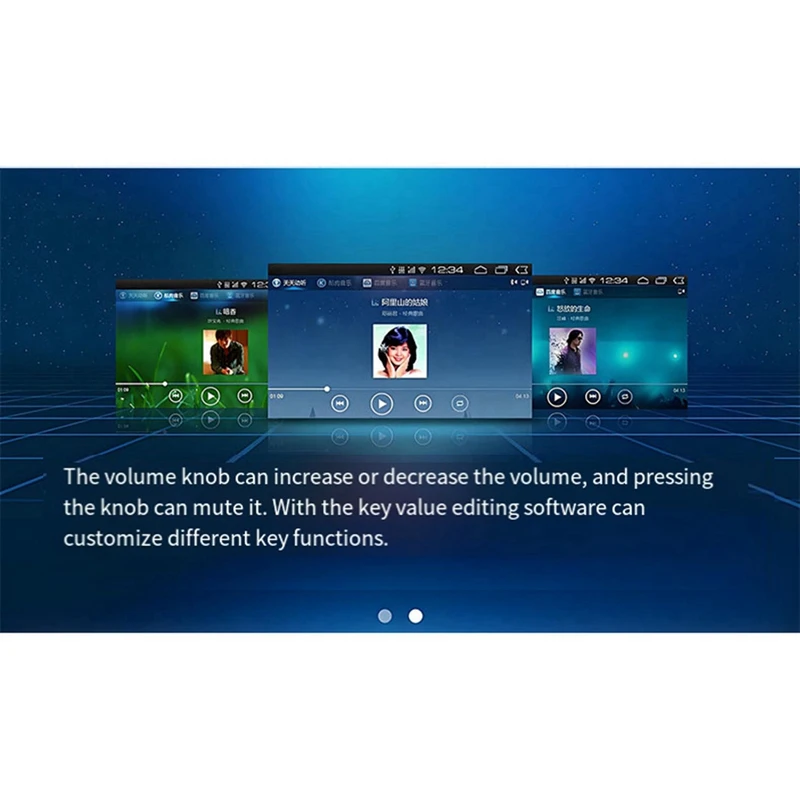 USB Volume Controller คอมพิวเตอร์ USB Volume Adjustable Controller รองรับปุ่มลัดปรับแต่งด้วย RGB