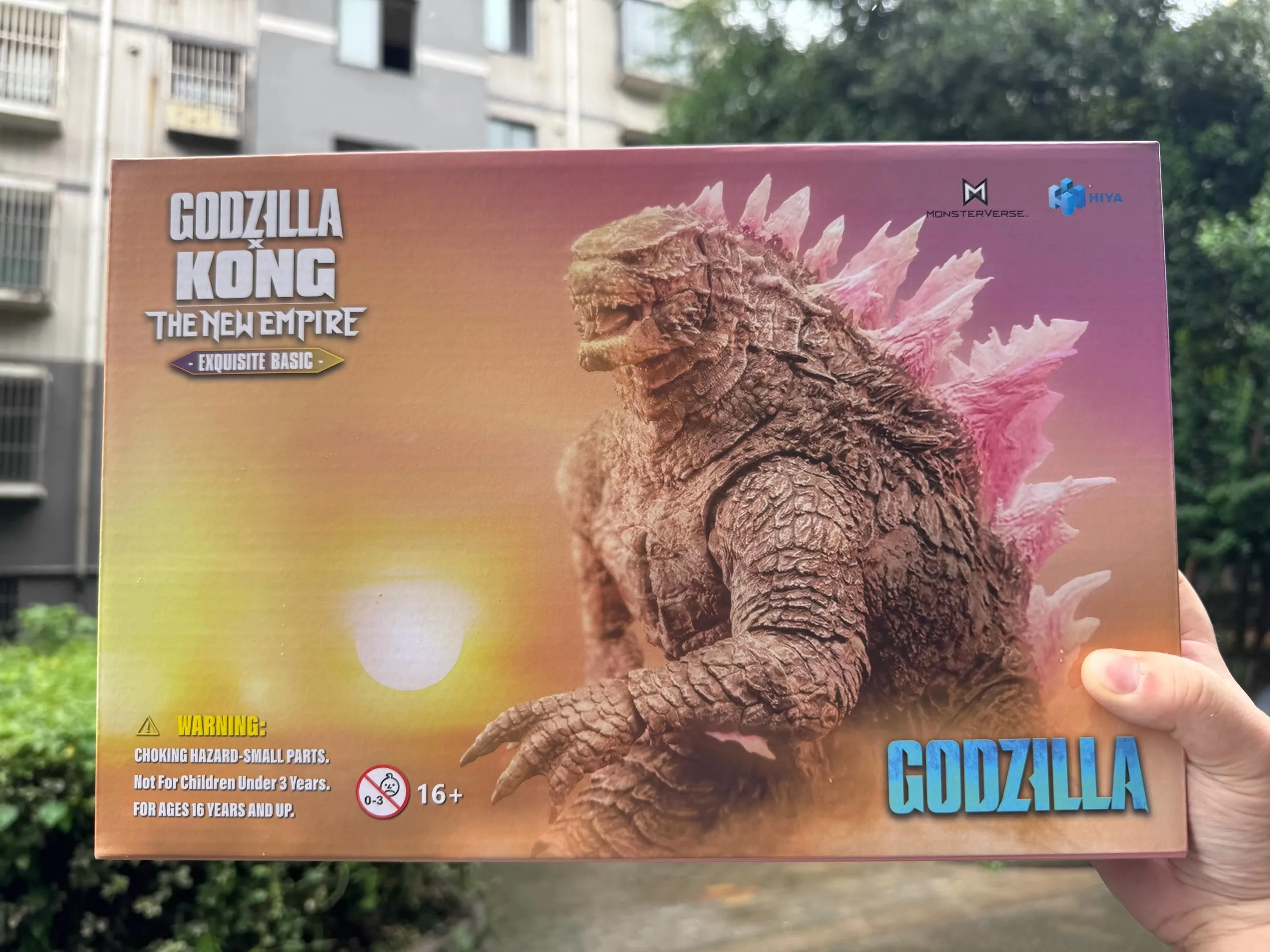 Disponibile Action Figure Hiya da 18 cm Serie base squisita Kong Il nuovo Impero Godzilla Evolved Ver Garage Kit
