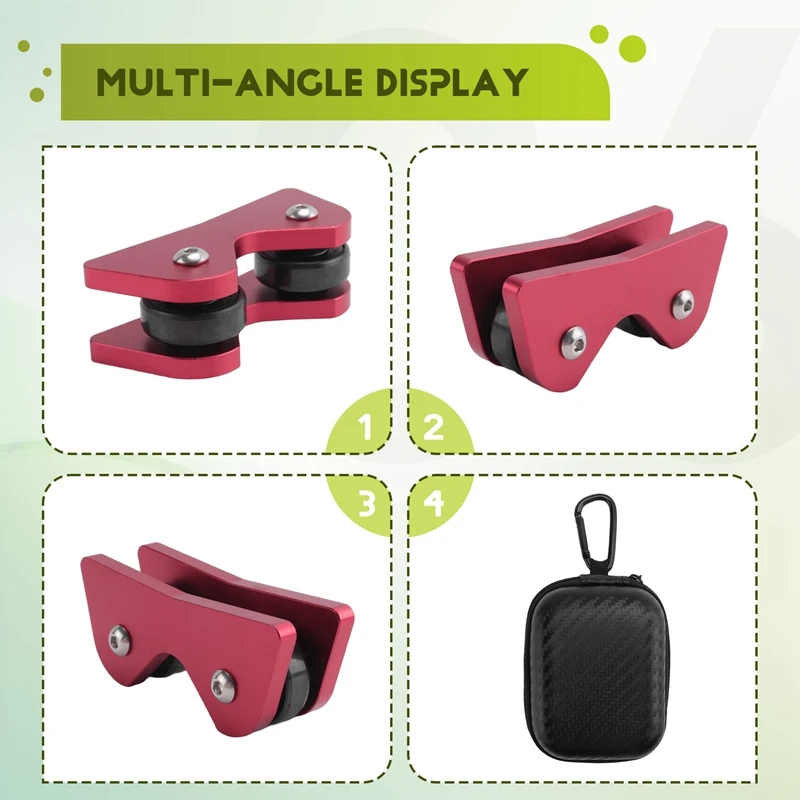 環境に優しい-2個ビリヤードキューストレートネスチェッカー、プールビリヤードキュースヌーカークラブローラーストレートネス検出器チェッカー検査