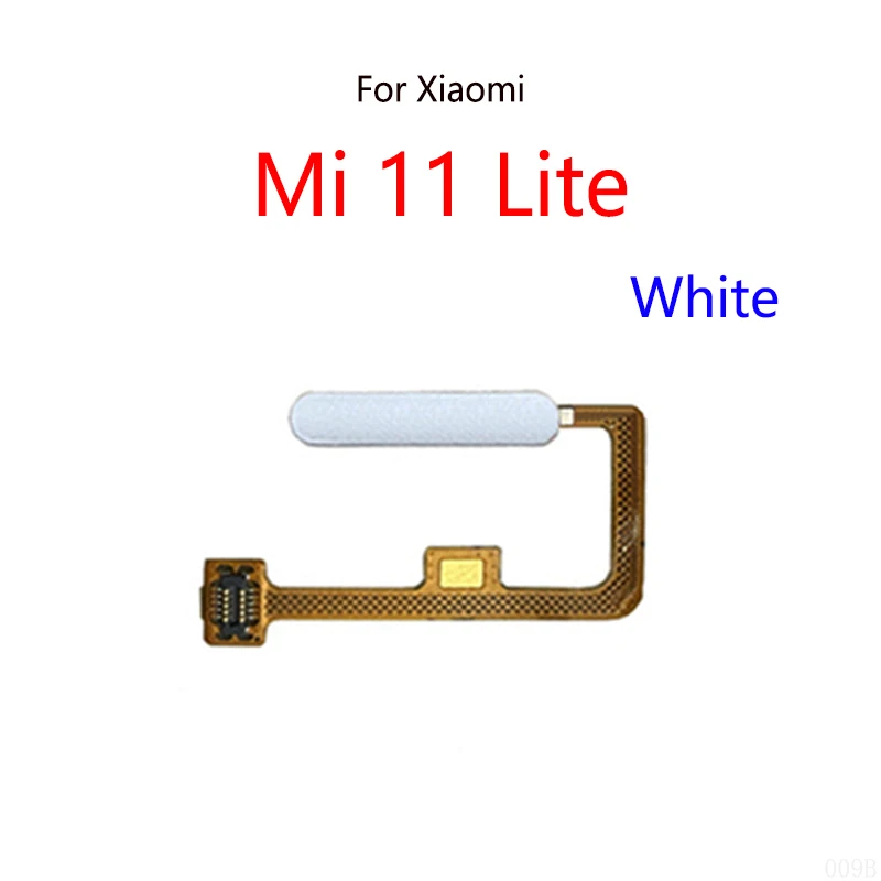 Copy Home Button Fingerprint Scanner Touch ID Menu Return Sensor Flex Cable For Xiaomi Mi 11 Lite