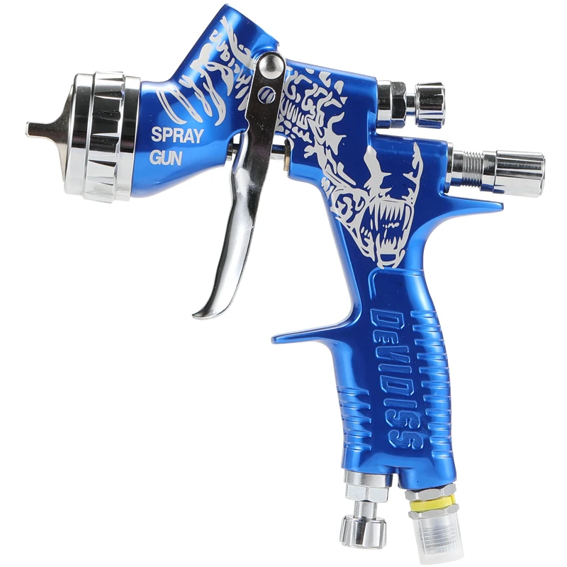 DEVIDISS PRO 600ML 1.3mm Professional Auto Painting HVLP Sprayer Alternative Personalized Cool LVMP with Pneumatic Power Source